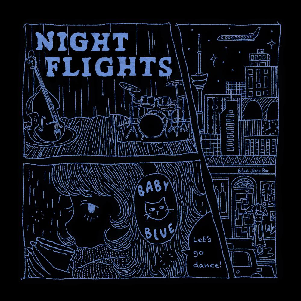 Baby Blue《Night Flights》封面